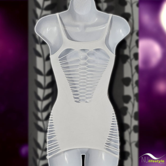 NU Lifestyle - Fishnet Babydoll Mini Dress Lingerie Body Stocking