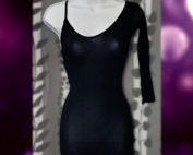 NU Lifestyle - Sheer Mini Rhinestone Dress Lingerie Body Stocking
