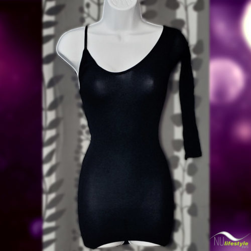 NU Lifestyle - Sheer Mini Rhinestone Dress Lingerie Body Stocking